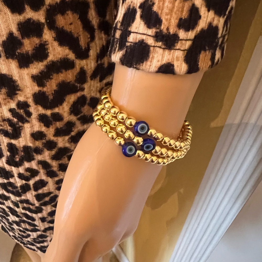 Evil eye and gold  bracelet